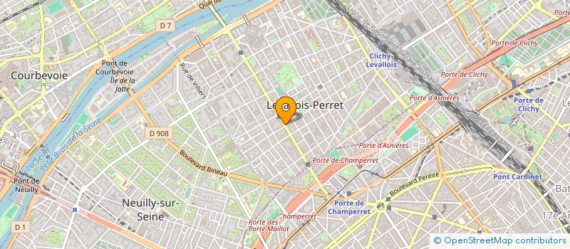 localisation de l'entreprise NEDZ PRODUCTION à LEVALLOIS-PERRET