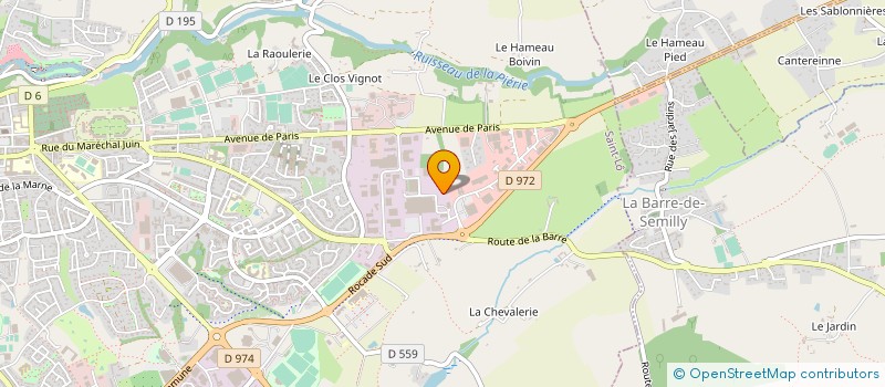 localisation de l'entreprise NEE COMBUSTIBLES  SAINT-LO