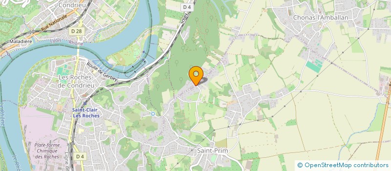 localisation de l'entreprise NEED  CHONAS-L'AMBALLAN