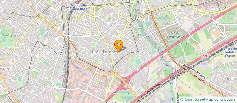 localisation de l'entreprise NEED A CAR à MONTPELLIER
