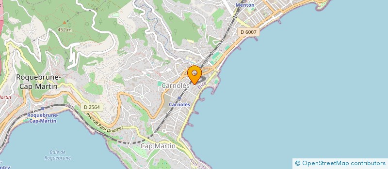 localisation de l'entreprise NEED YOU.  ROQUEBRUNE-CAP-MARTIN