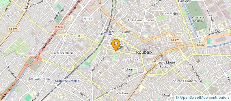 localisation de l'entreprise NEEDCOM  ROUBAIX