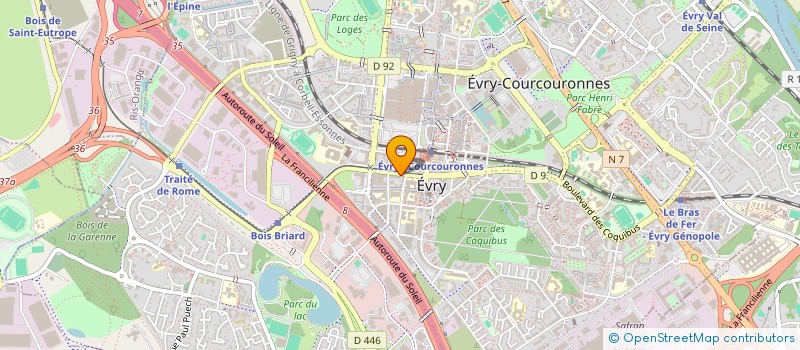 localisation de l'entreprise NEEDLEINK TATTOO PIERCING  EVRY-COURCOURONNES