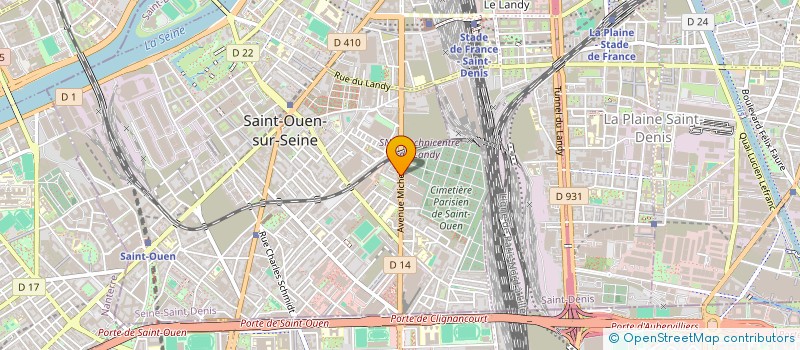 localisation de l'entreprise NEEEDCO à SAINT-OUEN-SUR-SEINE