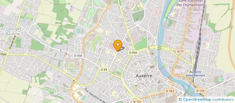 localisation de l'entreprise NEEFO à AUXERRE