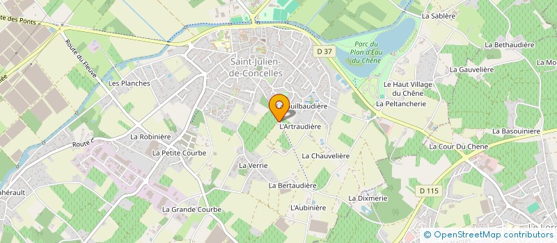 localisation de l'entreprise NEEKEL KROME à SAINT-JULIEN-DE-CONCELLES
