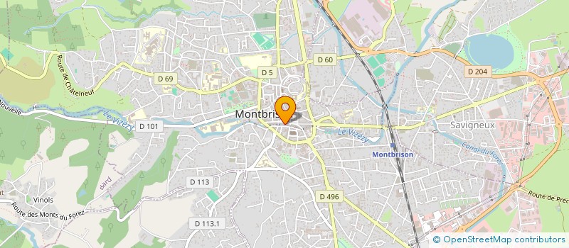 localisation de l'entreprise NEEL à MONTBRISON