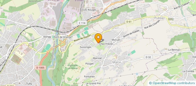 localisation de l'entreprise NEEL à MARIN