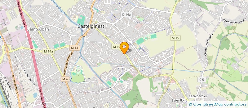 localisation de l'entreprise NEEL  CASTELGINEST