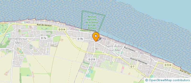 localisation de l'entreprise NEEL ET COMPAGNIE  SAINT-AUBIN-SUR-MER