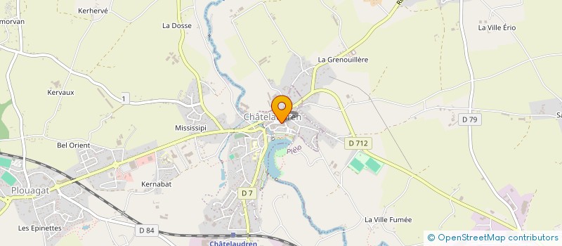 localisation de l'entreprise NEELOUILA  CHATELAUDREN-PLOUAGAT