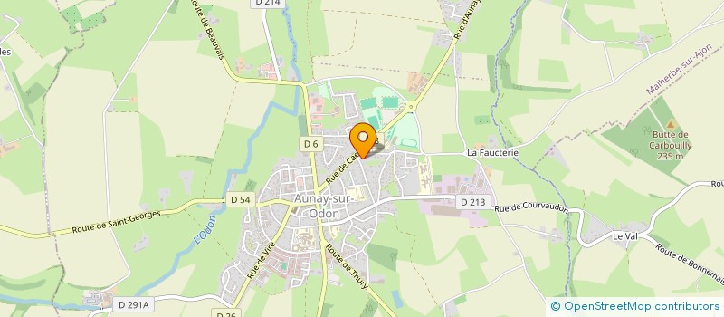 localisation de l'entreprise NEEM 6  LES MONTS D'AUNAY