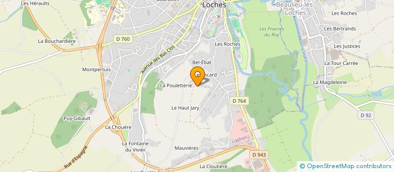 localisation de l'entreprise NEENO  LOCHES