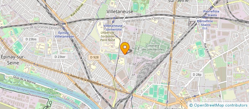 localisation de l'entreprise NEER à VILLETANEUSE