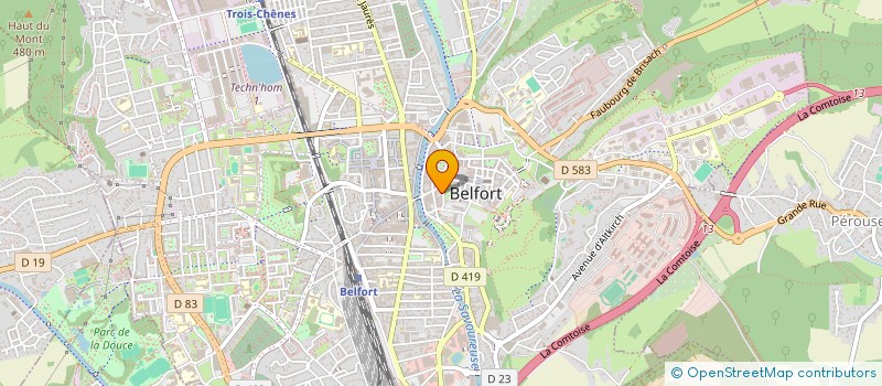 localisation de l'entreprise NEEXT INVEST à BELFORT