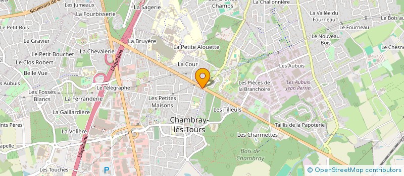 localisation de l'entreprise NEF  CHAMBRAY-LES-TOURS
