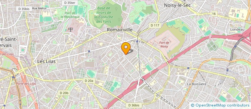 localisation de l'entreprise NEF D'OR à ROMAINVILLE