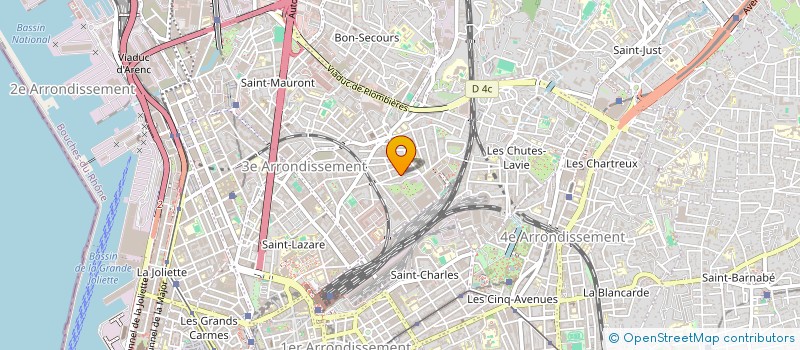 localisation de l'entreprise NEF DES PREMIERS OHMS à MARSEILLE