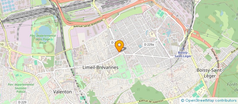 localisation de l'entreprise NEF NOUVEL ESPACE FUNERAIRE à LIMEIL-BREVANNES