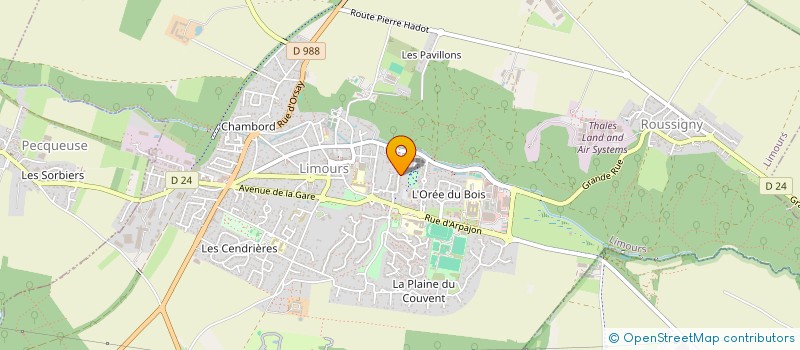 localisation de l'entreprise NEFER à LIMOURS
