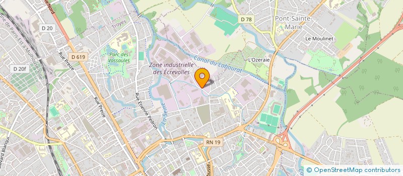 localisation de l'entreprise NEFERTEX à TROYES
