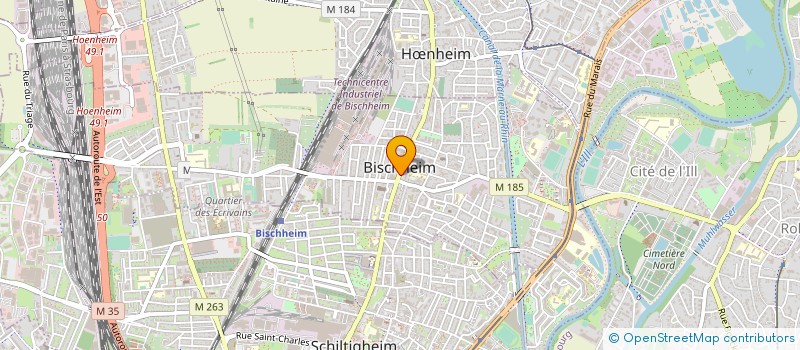 localisation de l'entreprise NEFIS à BISCHHEIM