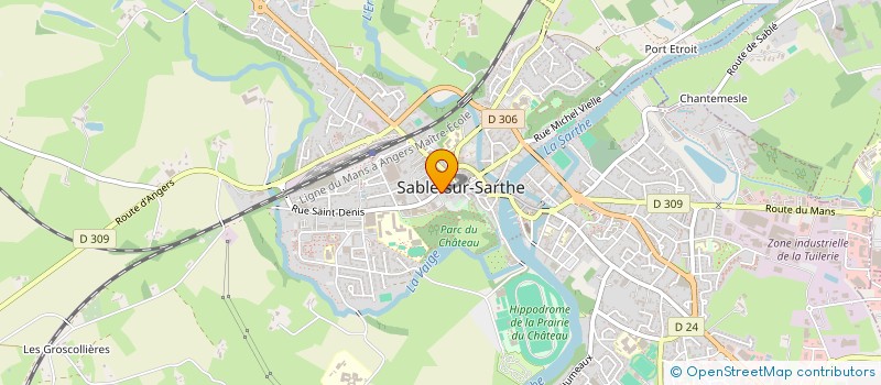 localisation de l'entreprise NEFIS  SABLE-SUR-SARTHE