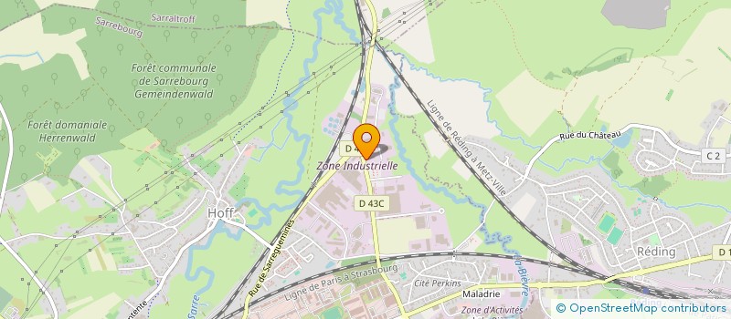 localisation de l'entreprise NEFIS à SARREBOURG