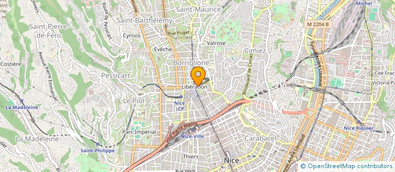 localisation de l'entreprise NEGAMAT  NICE