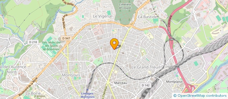 localisation de l'entreprise NEGATIF à LIMOGES