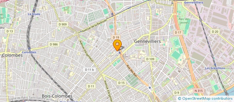 localisation de l'entreprise NEGATIVE  ASNIERES-SUR-SEINE