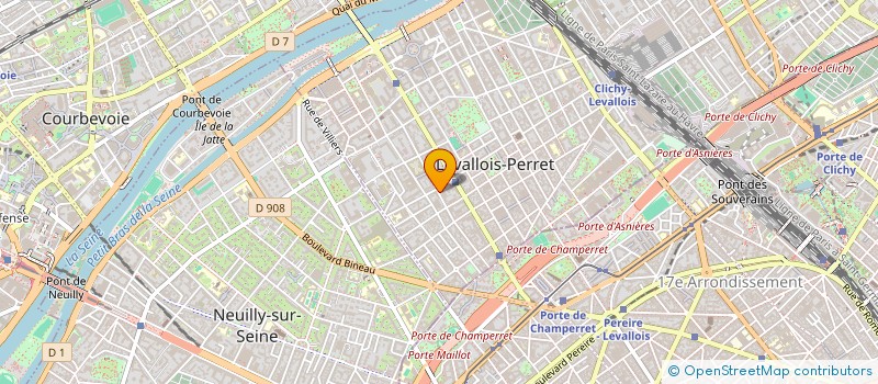 localisation de l'entreprise NEGEV ACADEMY à LEVALLOIS-PERRET