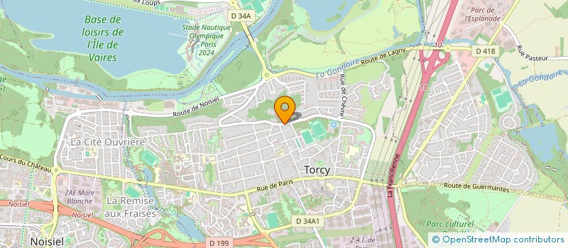 localisation de l'entreprise NEGI  TORCY