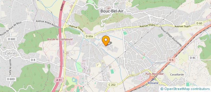 localisation de l'entreprise NEGIM INVEST à BOUC-BEL-AIR