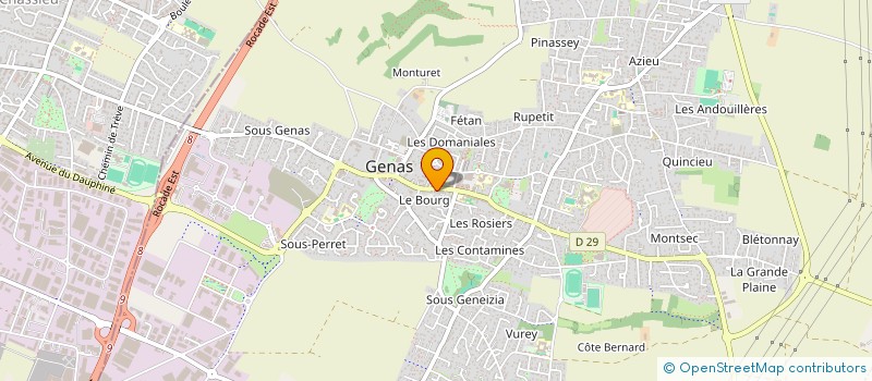 localisation de l'entreprise NEGIMAT à GENAS