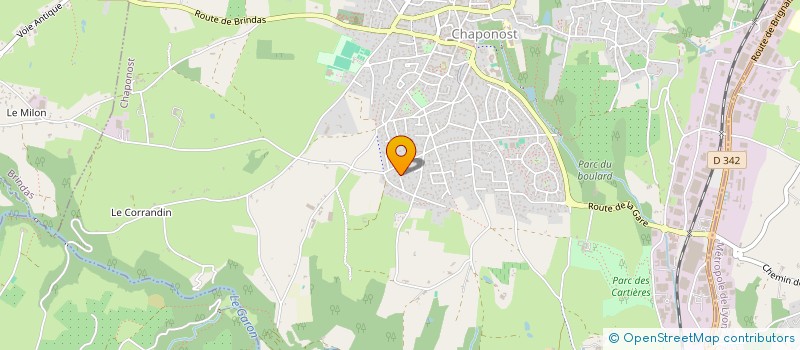 localisation de l'entreprise NEGMAR  CHAPONOST