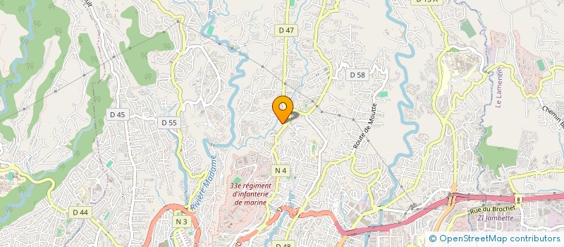 localisation de l'entreprise NEGMATIK  FORT-DE-FRANCE