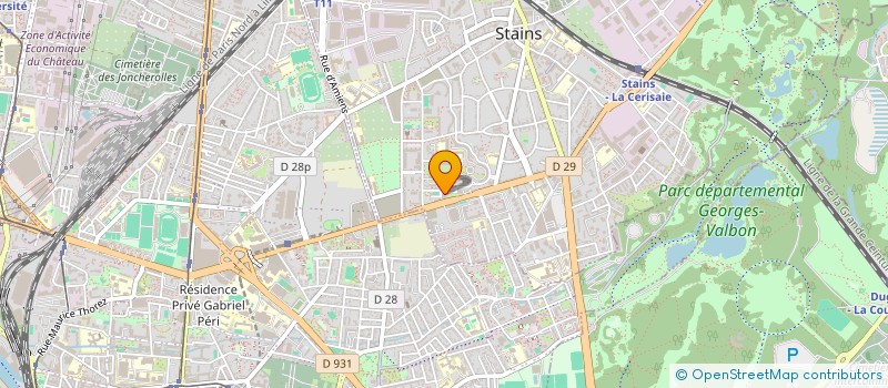 localisation de l'entreprise NEGO 240 à STAINS