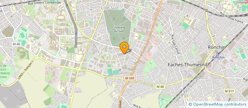localisation de l'entreprise NEGO à LILLE