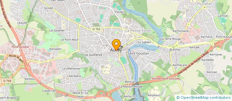 localisation de l'entreprise NEGO BANQUE à AURAY