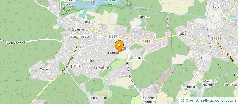 localisation de l'entreprise NEGO BAT  SEIGNOSSE