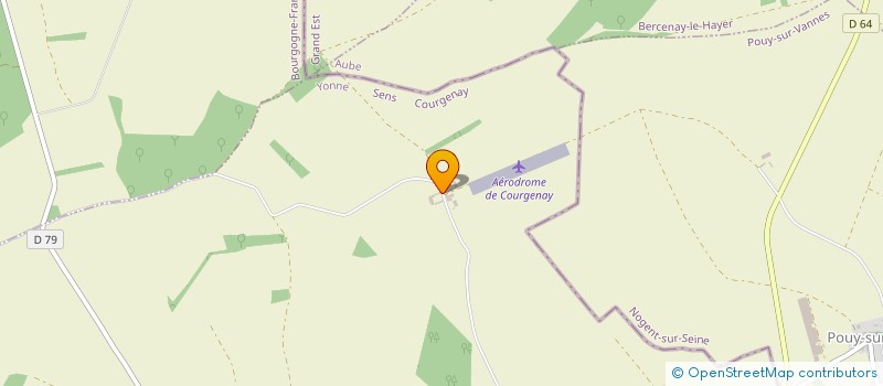 localisation de l'entreprise NEGO-CEREALES à COURGENAY