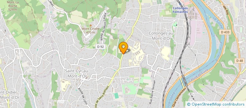 localisation de l'entreprise NEGO-MATE  SAINT-CYR-AU-MONT-D'OR