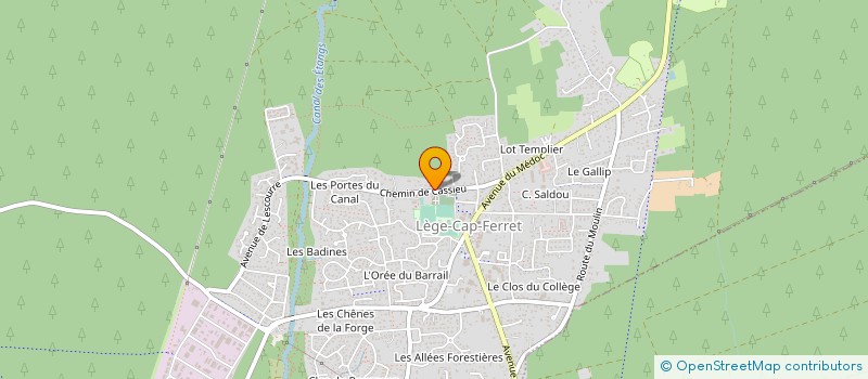 localisation de l'entreprise NEGO OUEST à LEGE-CAP-FERRET