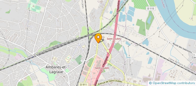 localisation de l'entreprise NEGO PRO 33 à AMBARES-ET-LAGRAVE
