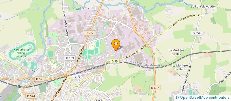 localisation de l'entreprise NEGO RELATIONS MARKETING  VIRE NORMANDIE