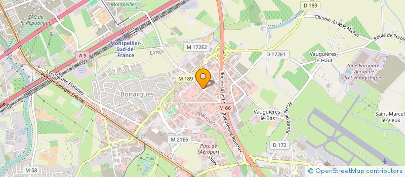 localisation de l'entreprise NEGO TRANS  MAUGUIO