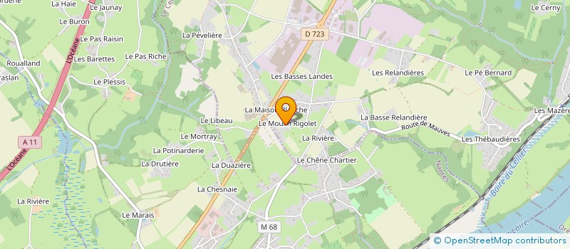 localisation de l'entreprise NEGOBA  LE CELLIER