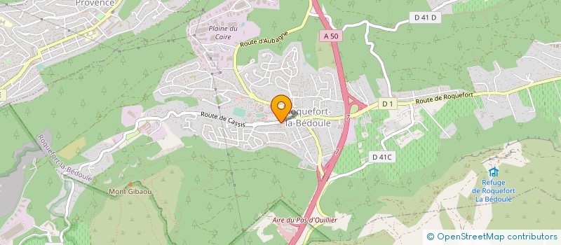 localisation de l'entreprise NEGOBAT à ROQUEFORT-LA-BEDOULE