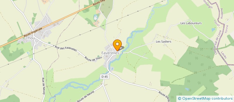 localisation de l'entreprise NEGOBOX à FAVERELLES